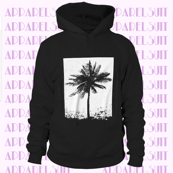 Palm-tree-graphic Hoodie