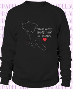 Personalised Location Lovers Sweatshirt