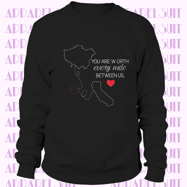 Personalised Location Lovers Sweatshirt