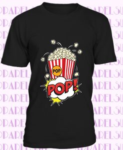 Popcorn Vintage Retro Funny Popcorn Lovers Gift T-Shirt
