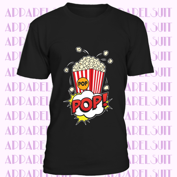 Popcorn Vintage Retro Funny Popcorn Lovers Gift T-Shirt