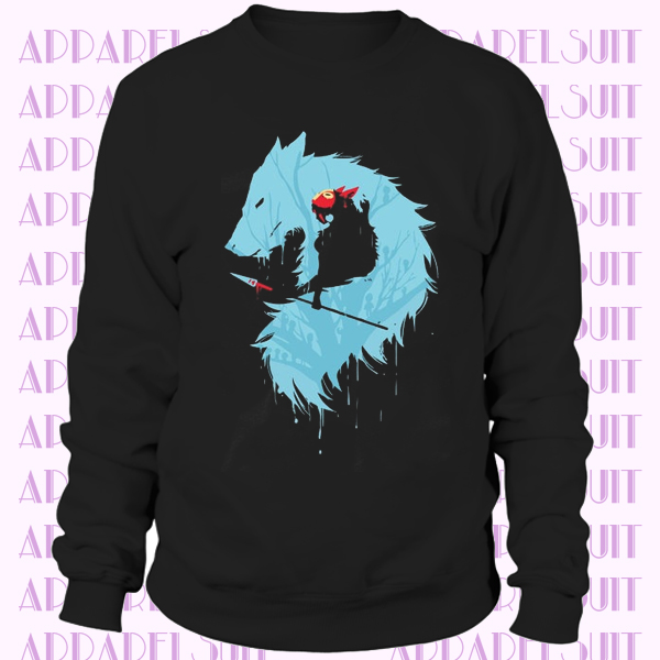 Princess mononoke Popular animated fantasy Movie Sweatshirt