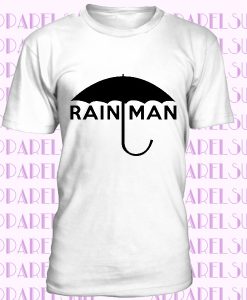 Rainman Unbrella Funny Novelty DaliaHands Men's T-Shirt