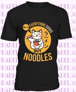 Ramen Kawaii Cat Anime Cute Costume Cats Noodles Lover Gift T-Shirt