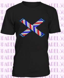 Retro Barbers Poles Crossed gift DaliaHands Men's T-Shirt