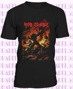 Rob Zombie Battle Summer Tour 2013 Black T Shirt