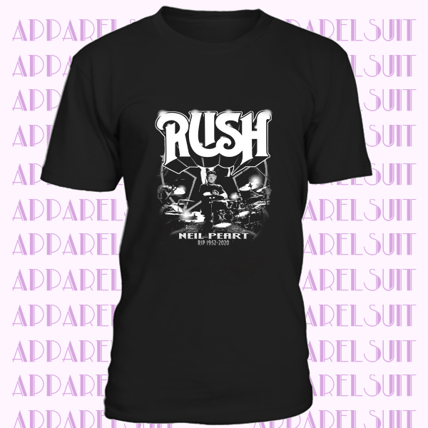 Rush Neil Peart RIP 2020 band t-shirt