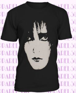 SIOUXSIE AND THE BANSHEES SIOUX FACE POST PUNK GOTHIC THE CURE NEW BLACK T-SHIRT