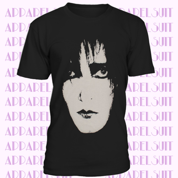 SIOUXSIE AND THE BANSHEES SIOUX FACE POST PUNK GOTHIC THE CURE NEW BLACK T-SHIRT