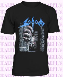 SODOM BETTER OFF DEAD THRASH METAL KREATOR TANKARD NEW BLACK T-SHIRT