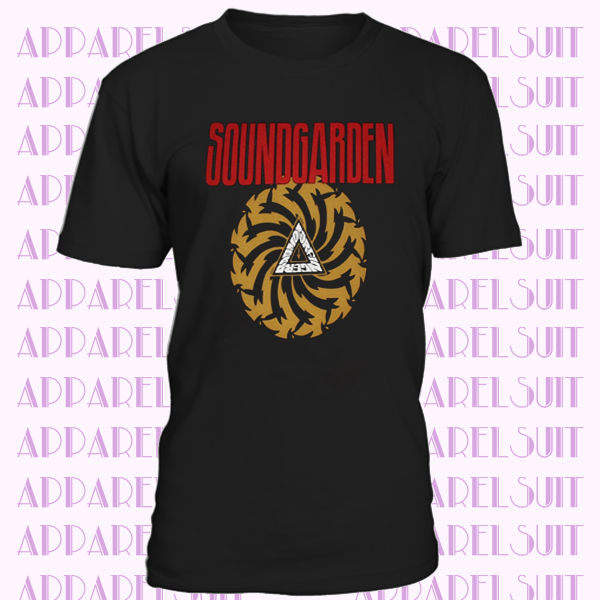 SOUNDGARDEN BADMOTORFINGER'92 AUDIOSLAVE GRUNGE SEATTLE BAND NEW BLACK T-SHIRT