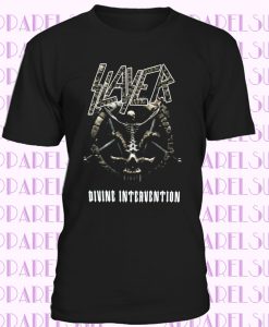 Slayer Divine Intervention World Tour LUX-LA Black T Shirt