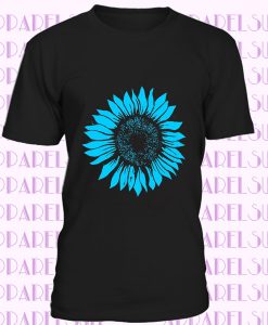 Sunflower Shirt blue sunflower T-Shirt