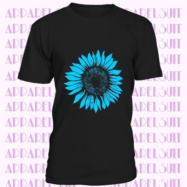 Sunflower Shirt blue sunflower T-Shirt