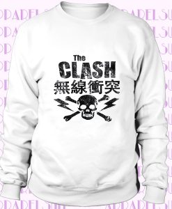 Sweatshirt The Clash Punk Rock Joe Strummer London Calling Retro Vintage Bankrobber