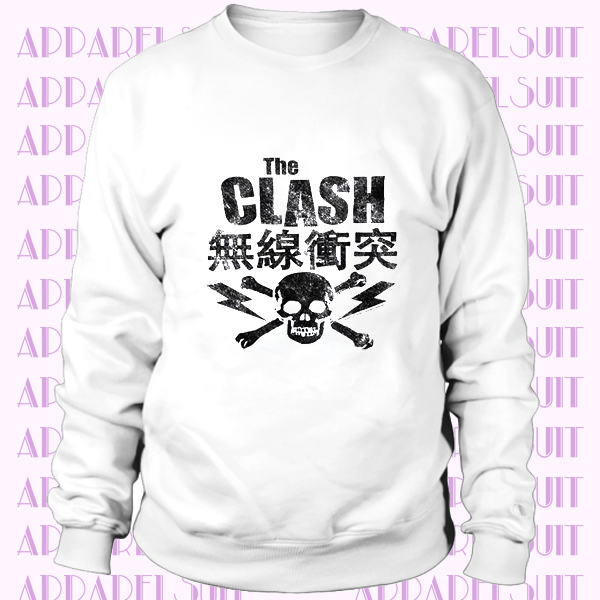 Sweatshirt The Clash Punk Rock Joe Strummer London Calling Retro Vintage Bankrobber