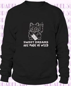 Sweet dreams are made of weed Short-Sleeve Unisex Sweatshirt