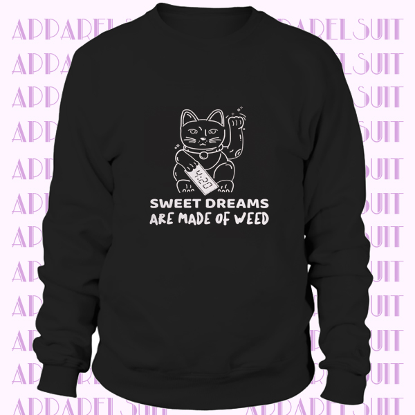 Sweet dreams are made of weed Short-Sleeve Unisex Sweatshirt