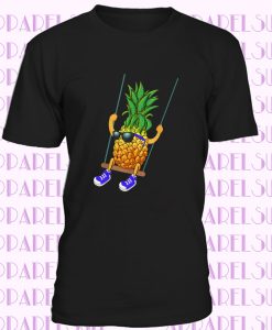 Swinging Pineapple Swinger Funny Graphic T-Shirt