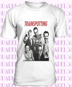 T-SHIRT TRAINSPOTTING FILM BIANCO THE HAPPINESS IS HAVE MY T-SHIRT NEW