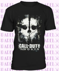 T-Shirt Call of Duty Ghosts Fantasma Nera