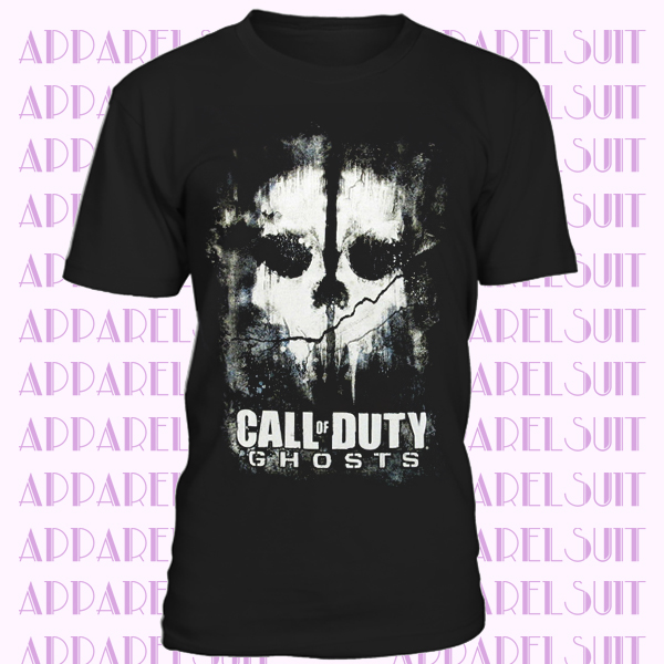 T-Shirt Call of Duty Ghosts Fantasma Nera