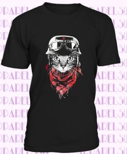 T-shirt print cat