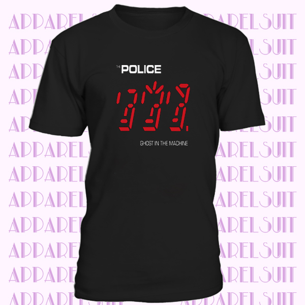 THE POLICE GHOST IN THE MACHINE T SHIRT