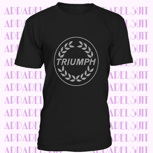 Triumph T-Shirt Logo Biker Motorcycle Rider Triumph Cars