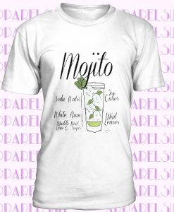 Twisted Envy Men's Mojito Cocktail Recipe Short Sleeve T-Shirt