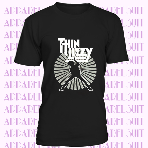 Unisex Thin Lizzy T-Shirt Short Sleeve Rock