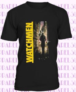 Watchmen Rorschach Scum Quote Black T Shirt