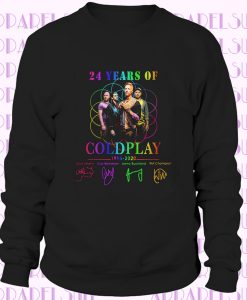 24 years of Coldplay 1996-2020 signatures