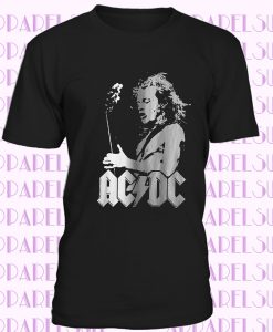 AC DC Angus Young shirt Brian Johnson