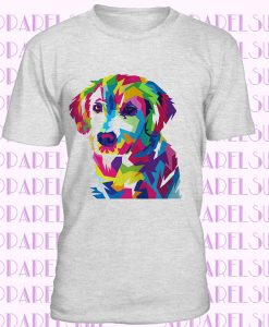 Graphic Dog Head Colourful Summer Design