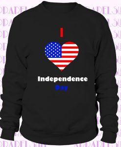 I LOVE INDEPENDENCE DAY – 4th July American Flag