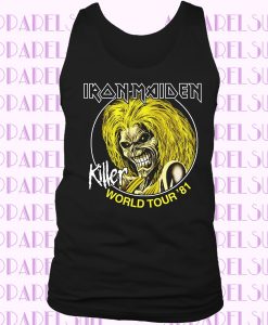 Iron Maiden Killer World Tour 1981 Vintage Style