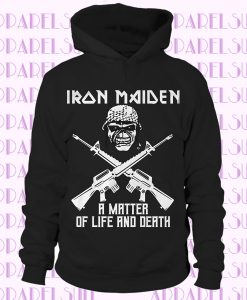 Iron Maiden Matter Life Death Solider Military Crossed Rifles