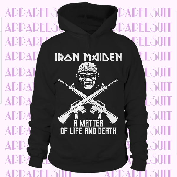 Iron Maiden Matter Life Death Solider Military Crossed Rifles