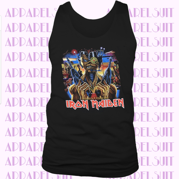 Iron Maiden Stranger in a strange land tank top