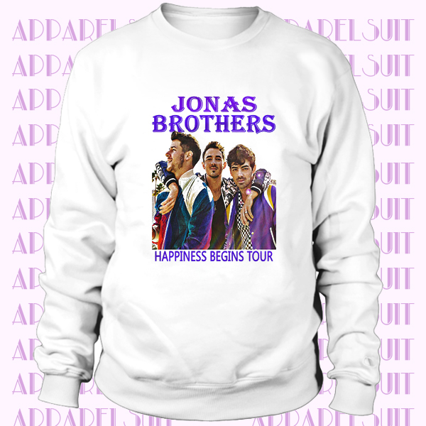 Jonas Brothers Happiness Begins Tour Nick Kevin Joe CooL Unisex Sweatshirt