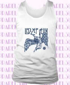 Led Zeppelin Inked Angel Drawn Swan song Distressed