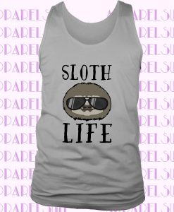 Novelty Animal Sloth Life Pun Slogan Joke Lazy Sleepy Cute