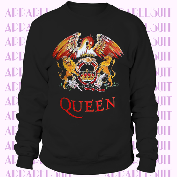 Queen Crest Classic Rock Band Freddie Mercury