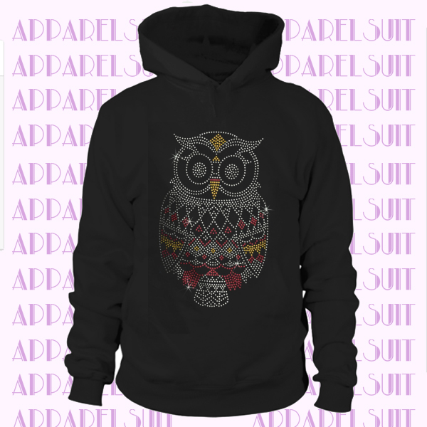 Rhinestone Animal Theme Shiny Cute Owl