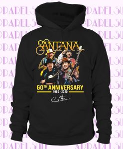 Santana 60th Anniversary 1960-2020 T-shirt Rock Band