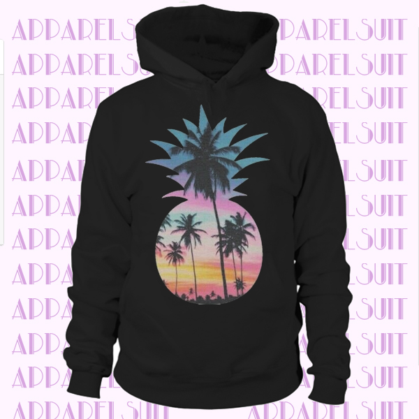 Summer Beach Pineapple Mens Graphic