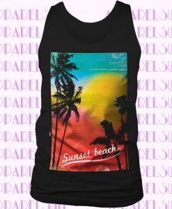 Sunset Wild Sea Womens Summer Casual Design