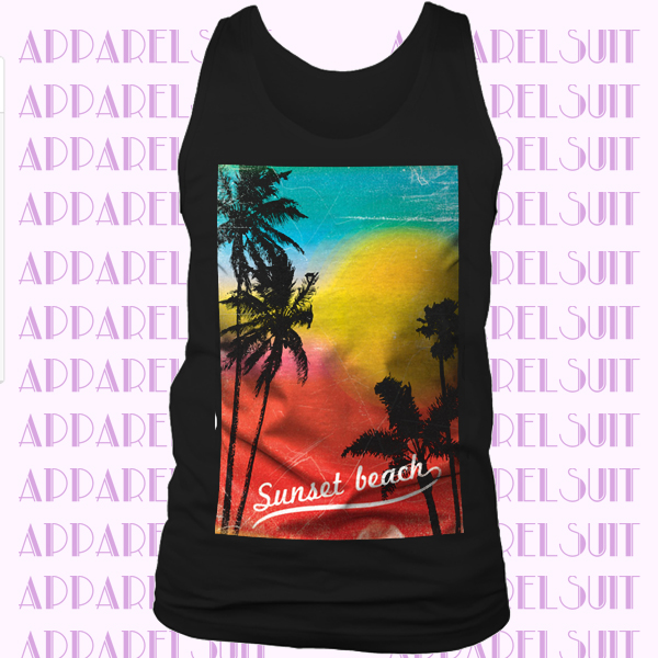 Sunset Wild Sea Womens Summer Casual Design