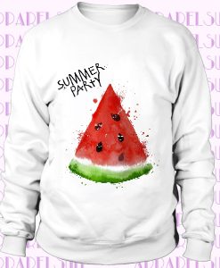 Watermelon Art Design Happy Summer Fresh Juice Vacation